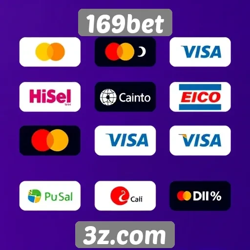 Integração de métodos de pagamento no 169bet
