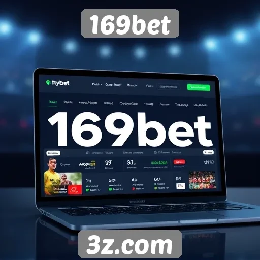 Interface do usuário do site 169bet em foco