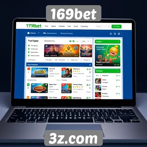 Estudo sobre a interface do usuário do 169bet